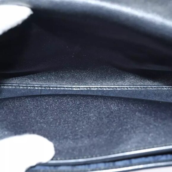 Christian Dior Trotter Canvas Shoulder Bag Navy Auth 77938 - Picture 2 of 16